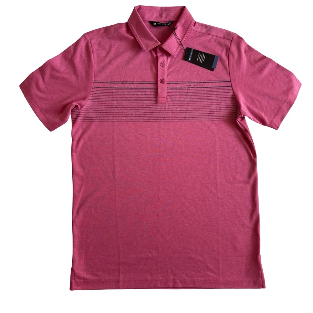 NWT Travis Mathew Red Golf Polo Medium M